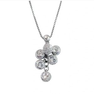 Swarovski Flirt Cluster Pendant Necklace